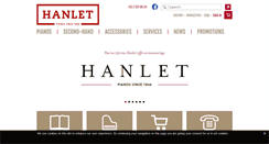 Desktop Screenshot of hanlet.be