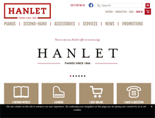 Tablet Screenshot of hanlet.be